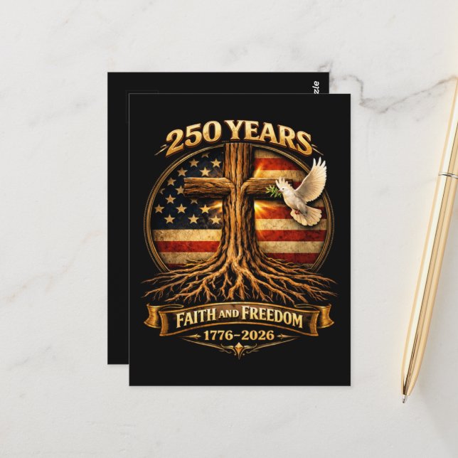 Postal 250º Aniversario (Anverso/Reverso In Situ)