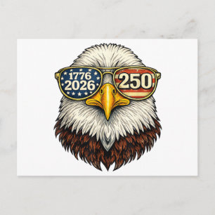 Postal 250 Aniversario EE. UU. 1776-2026 Águila Calva Pat