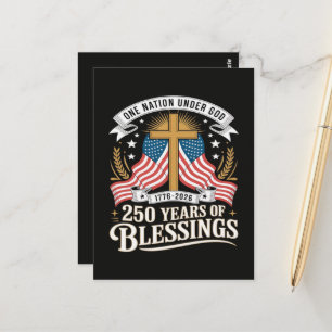 Postal 250 Aniversario EE. UU. 250 Americano