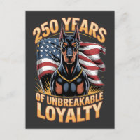 250 Años de Lealtad Inquebrantable Doberman