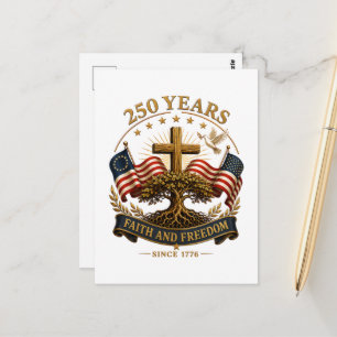 Postal 250 Años Fe y Libertad