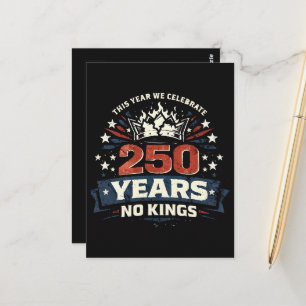 Postal 250 Años Sin Reyes Patrióticos