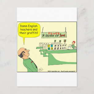 Postal 278 Personalizado de profesores de inglés en color