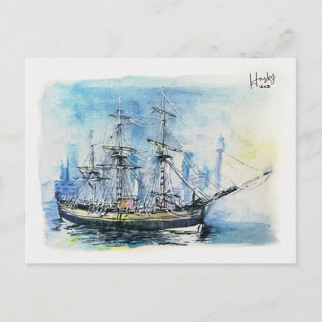 Postal 27 : HMS Endeavor (Anverso)