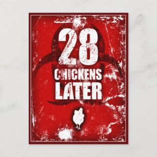 POSTAL 28 CHICKENS DESPUÉS