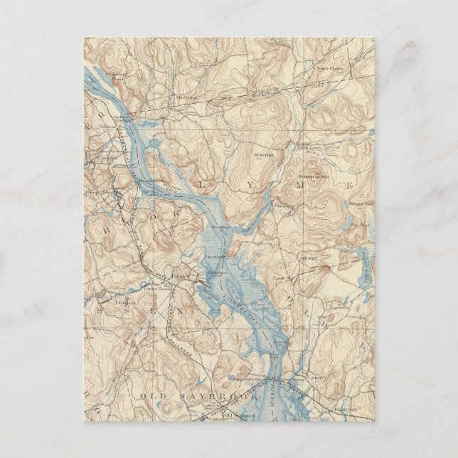 Postal 28 Hoja de Saybrook (Anverso)