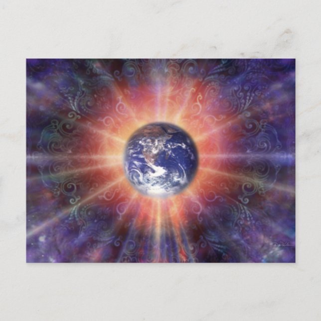 Postal 28PsychedelicEarth-5.8x4.2-Postcard (Anverso)