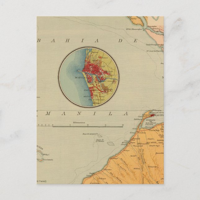 Postal 29 en Manila Bay (Anverso)