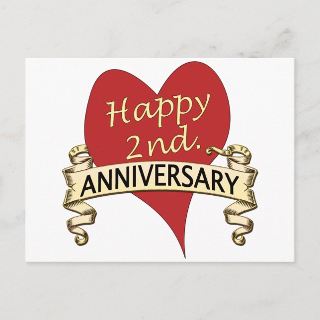 Postal 2.ª. Aniversario (Anverso)