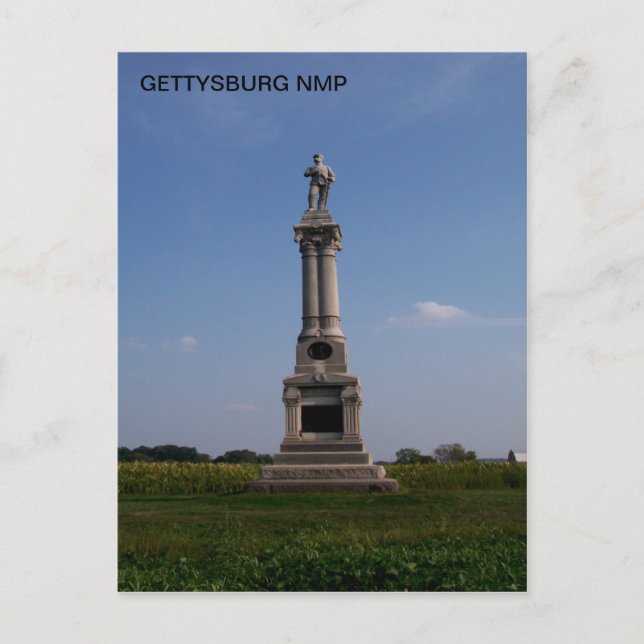 POSTAL 2.ª BRIGADA DE MICHIGAN CALVARY (Anverso)