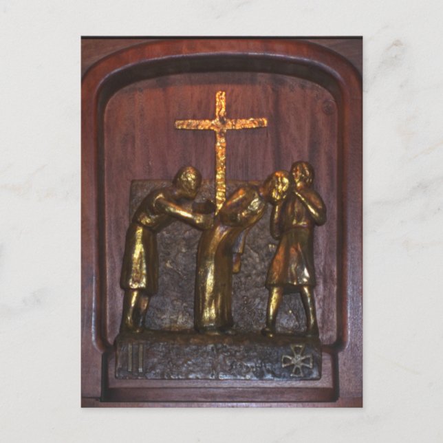 Postal 2.ª Estación de la Cruz (Anverso)