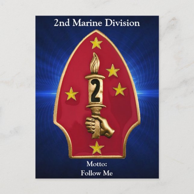 Postal 2.º Div de Mar (Anverso)