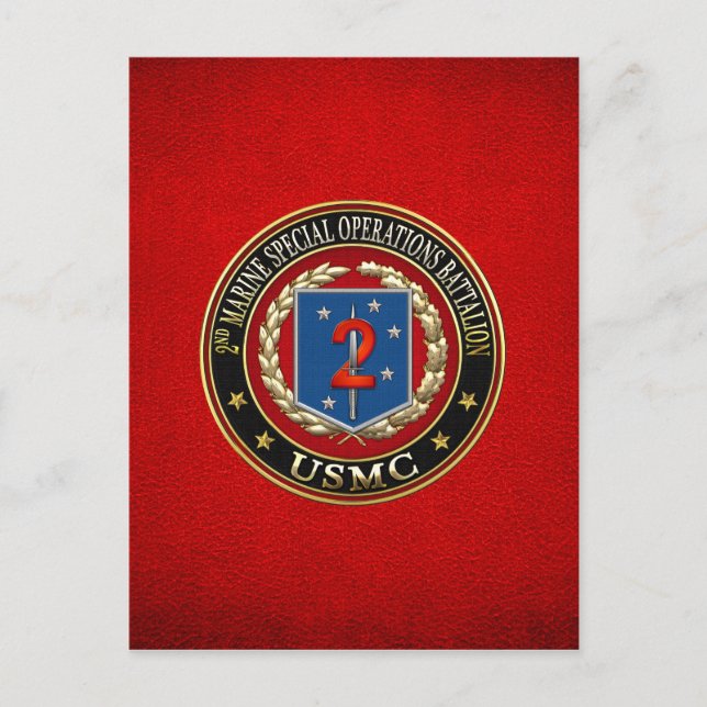 POSTAL 2.º MSOB [3D] (Anverso)