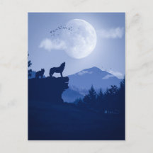 2.º paisaje de lobos Howling