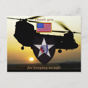 Postal 2.º parche de veteranos de la infantería indianhea