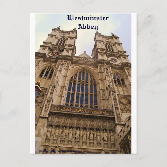 Postal 2 254, Westminster Abbey, Fotografía de... (Anverso)