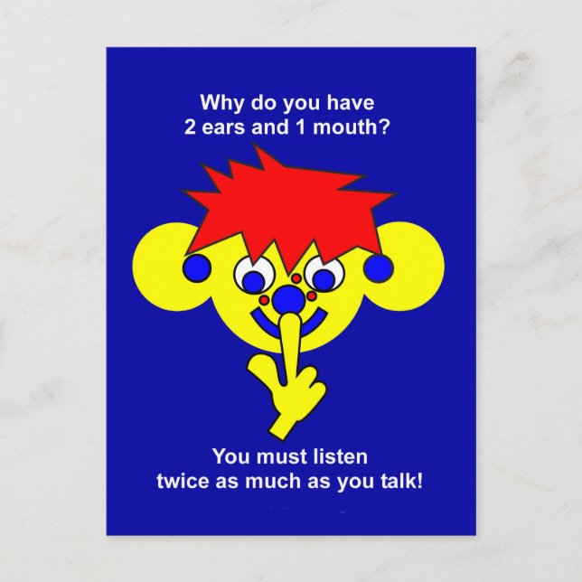 Postal 2 años 1 boca (Anverso)