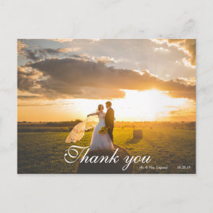 Postal 2 Boda con escritura de fotos
