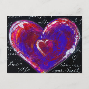 Postal 2 corazones"