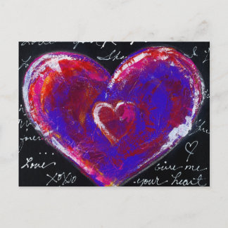 Postal 2 corazones"