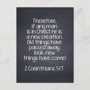 Postal 2 Corintios 5:17 Biblia Verse