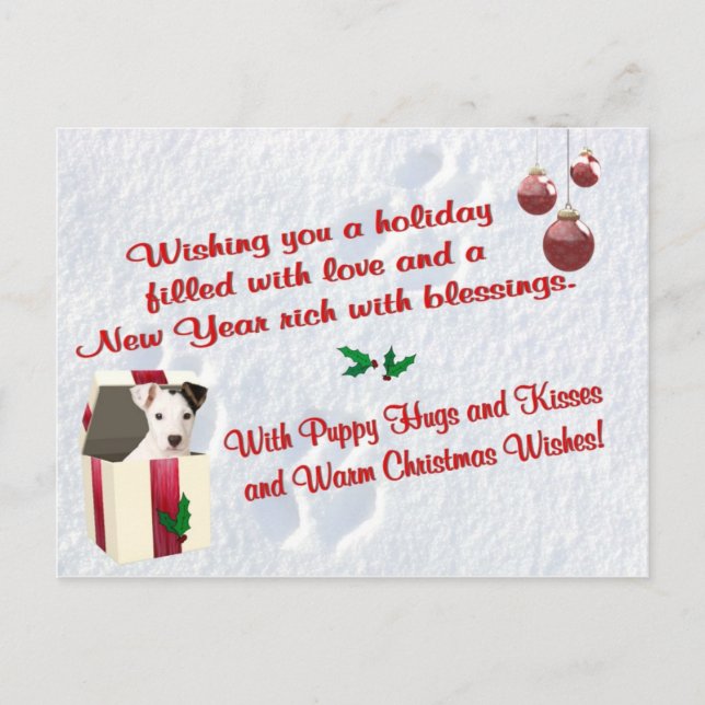 Postal #2 de los deseos del navidad de Jack (Anverso)