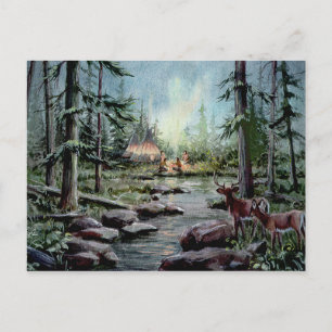 Postal 2 DEER WATCH, por SHARON SHARPE