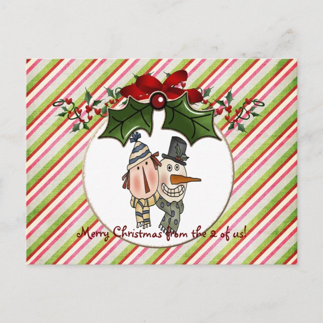 Postal… 2 del navidad de nosotros (Anverso)