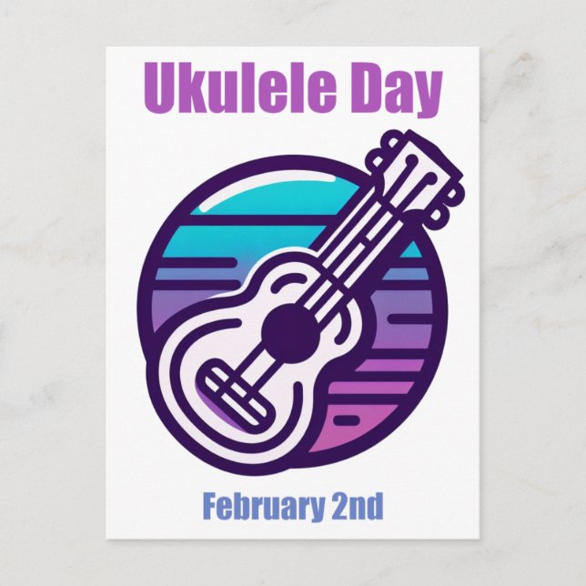 Postal 2 feb. - Día de Ukulele (Anverso)