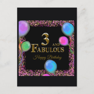 Postal 3º Cumpleaños 