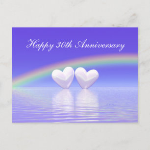 Postal 30° Aniversario de Pearl Hearts