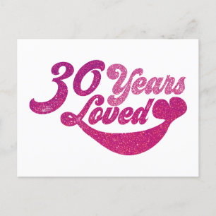 Postal 30 años - 30 Años Amados