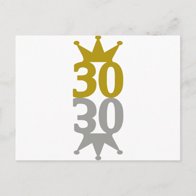 Postal 30-Crown-Reflection (Anverso)