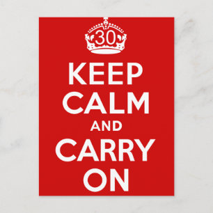 Postal 30 cumpleaños