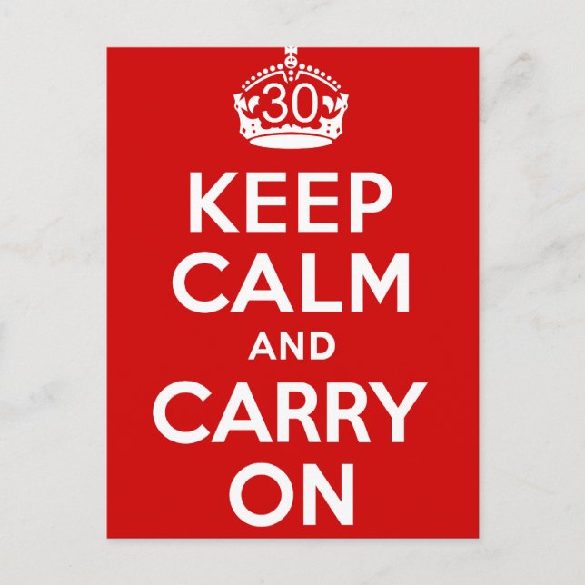 Postal 30 cumpleaños (Anverso)