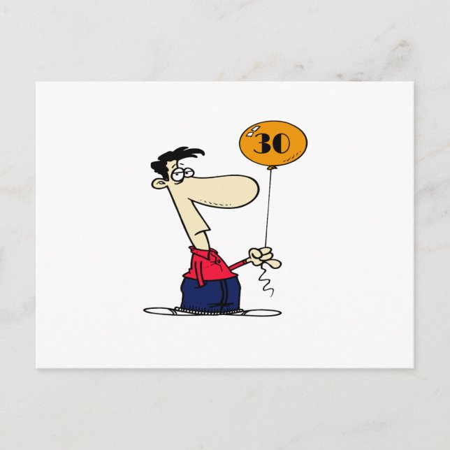 Postal 30 cumpleaños (Anverso)