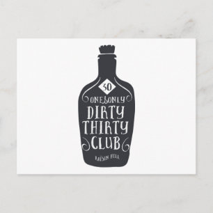 Postal 30 cumpleaños 30 años sucio 30