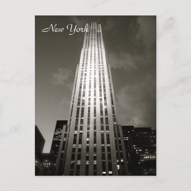 Postal 30 Rockefeller Plaza (Anverso)