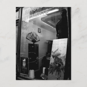 Postal 30 ter Rue Gassendi Paris Black White Postcard