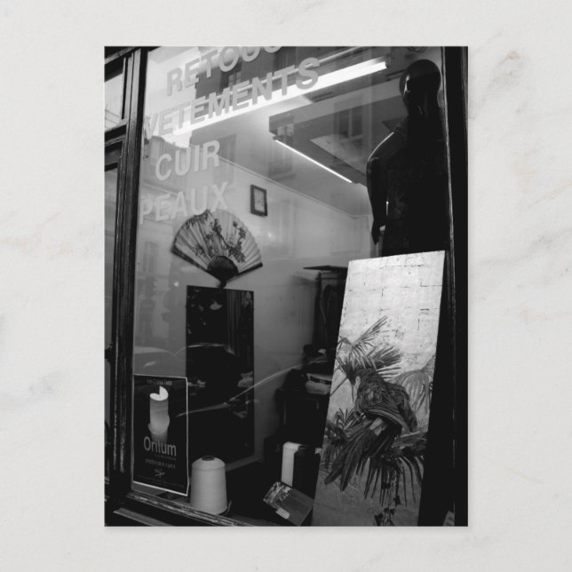 Postal 30 ter Rue Gassendi Paris Black White Postcard (Anverso)