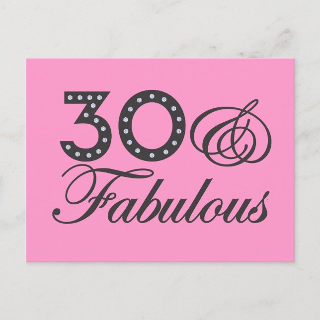 Postal 30 y fabuloso regalo (Anverso)