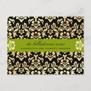 Postal 311-Belladonna Damask Lime