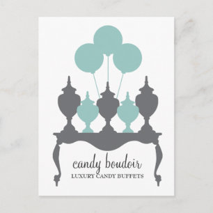 Postal 311 Candy Boudoir Rococo Robin Egg Blue & Grey Pos
