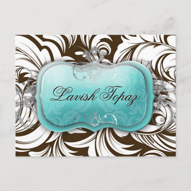 Postal 311 Lujoso Topaz Brown Background (Anverso)