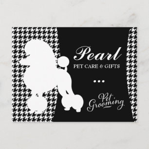 Postal 311 Pearl the Poodle Mascota Grooming Houndstoth