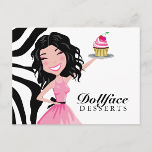 Postal 311 Postres de Dollface Kohlie Zebra