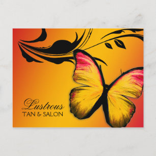 Postal 311 Puesta de sol de Mariposa Lustre