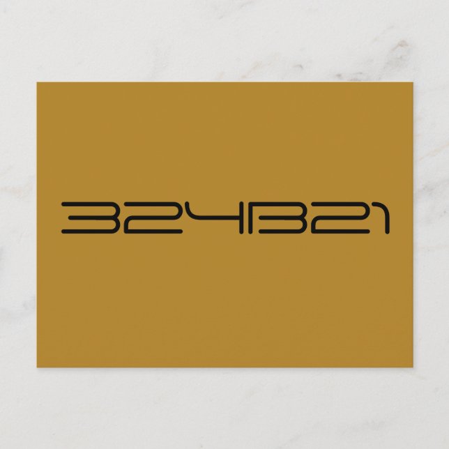 Postal 324B21 Cosima número Orphan Negro (Anverso)