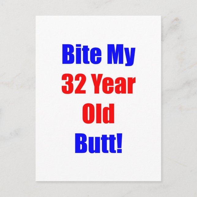 Postal 32 Bite My Butt (Anverso)