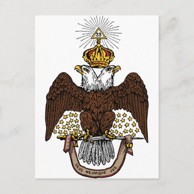 Postal 33.ᵉʳ Rite Brown Eagle (Anverso)